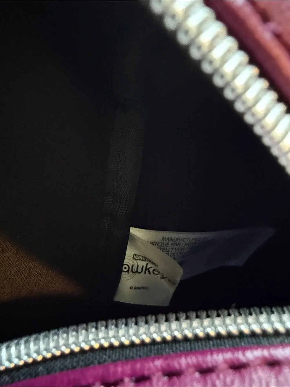 NWOT Marvel Studios Hawkeye mini backpack